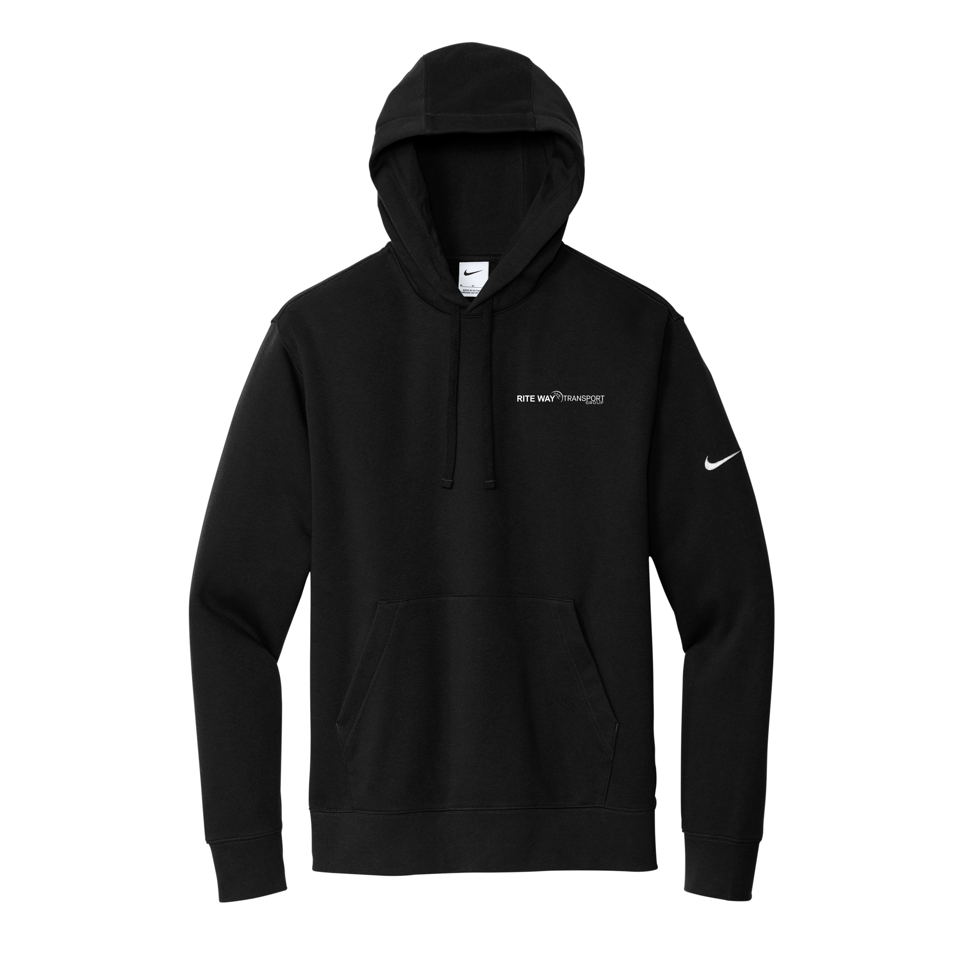 Rite Way Transport Nike Club Fleece Sleeve Swoosh Pullover Hoodie