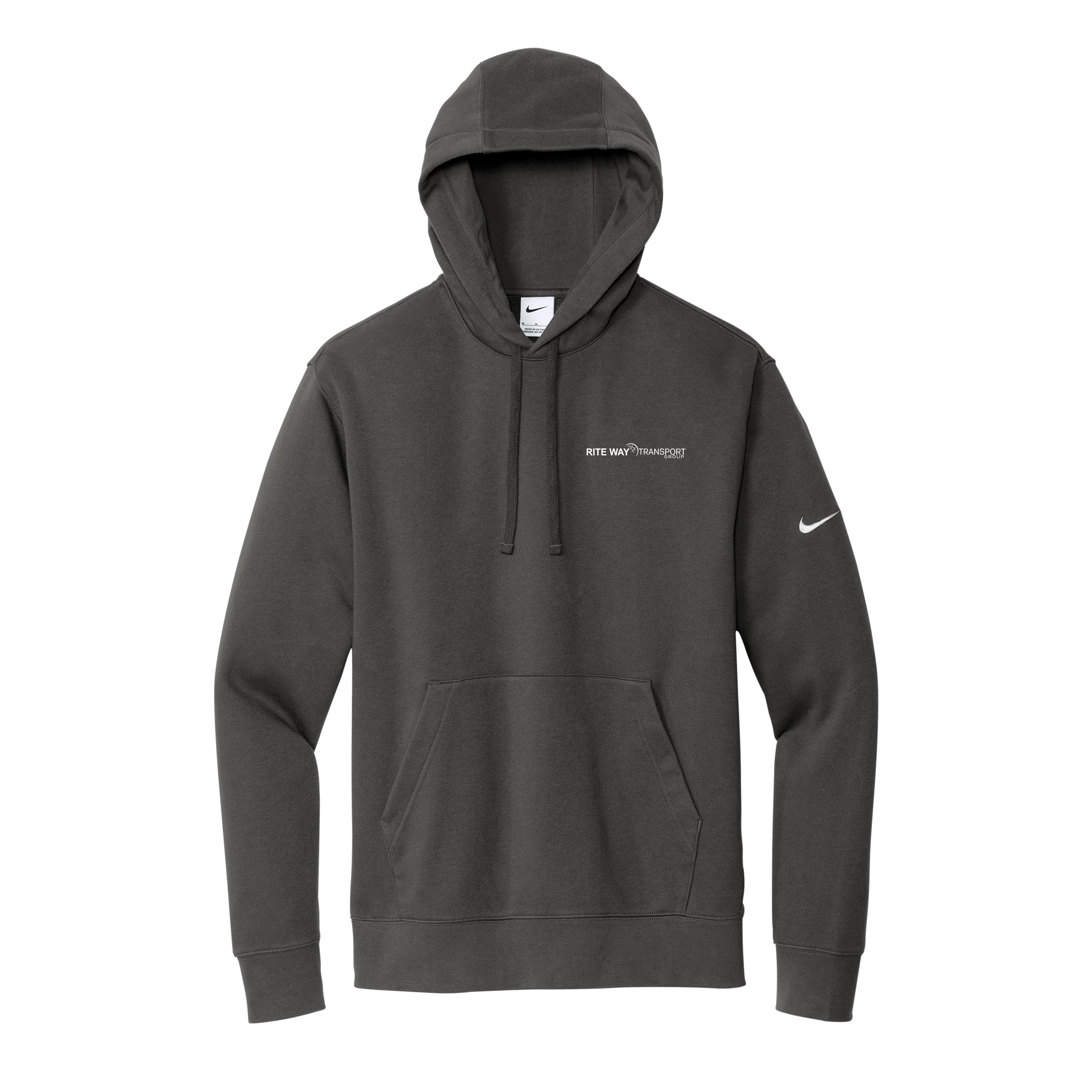 Rite Way Transport Nike Club Fleece Sleeve Swoosh Pullover Hoodie