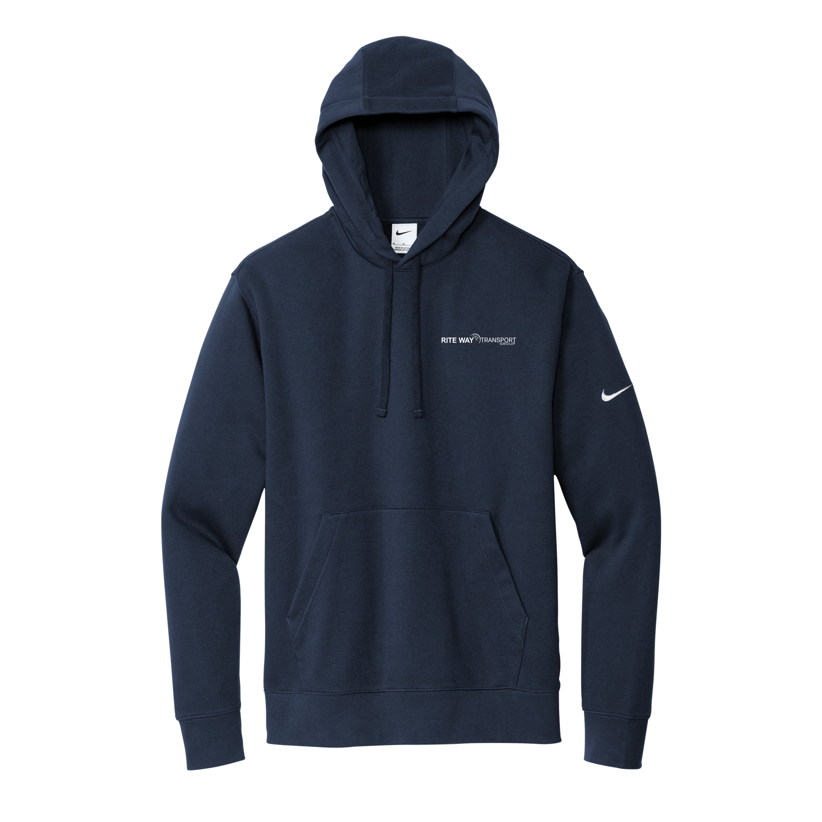 Rite Way Transport Nike Club Fleece Sleeve Swoosh Pullover Hoodie