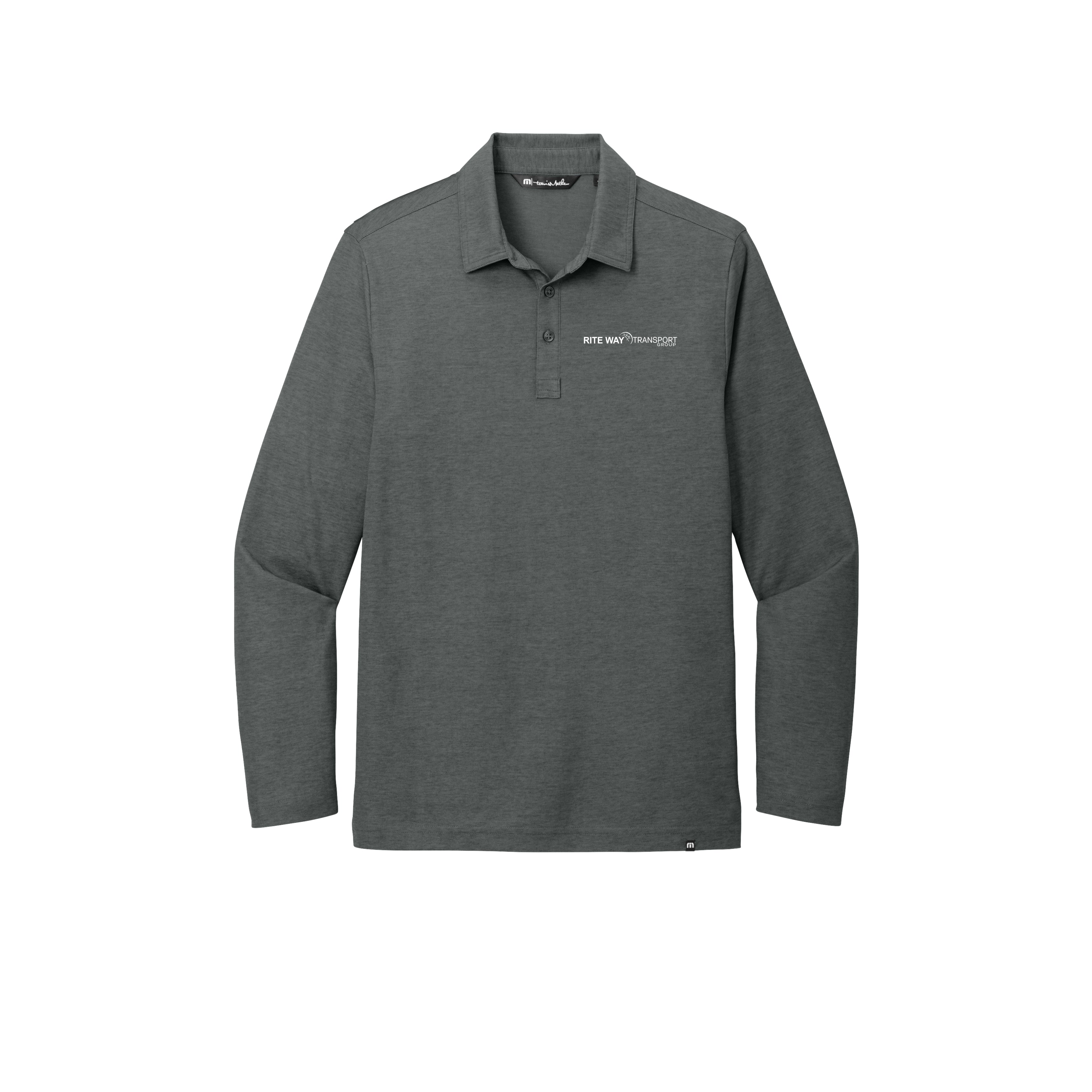 Rite Way Transport TravisMathew Oceanside Heather Long Sleeve Polo