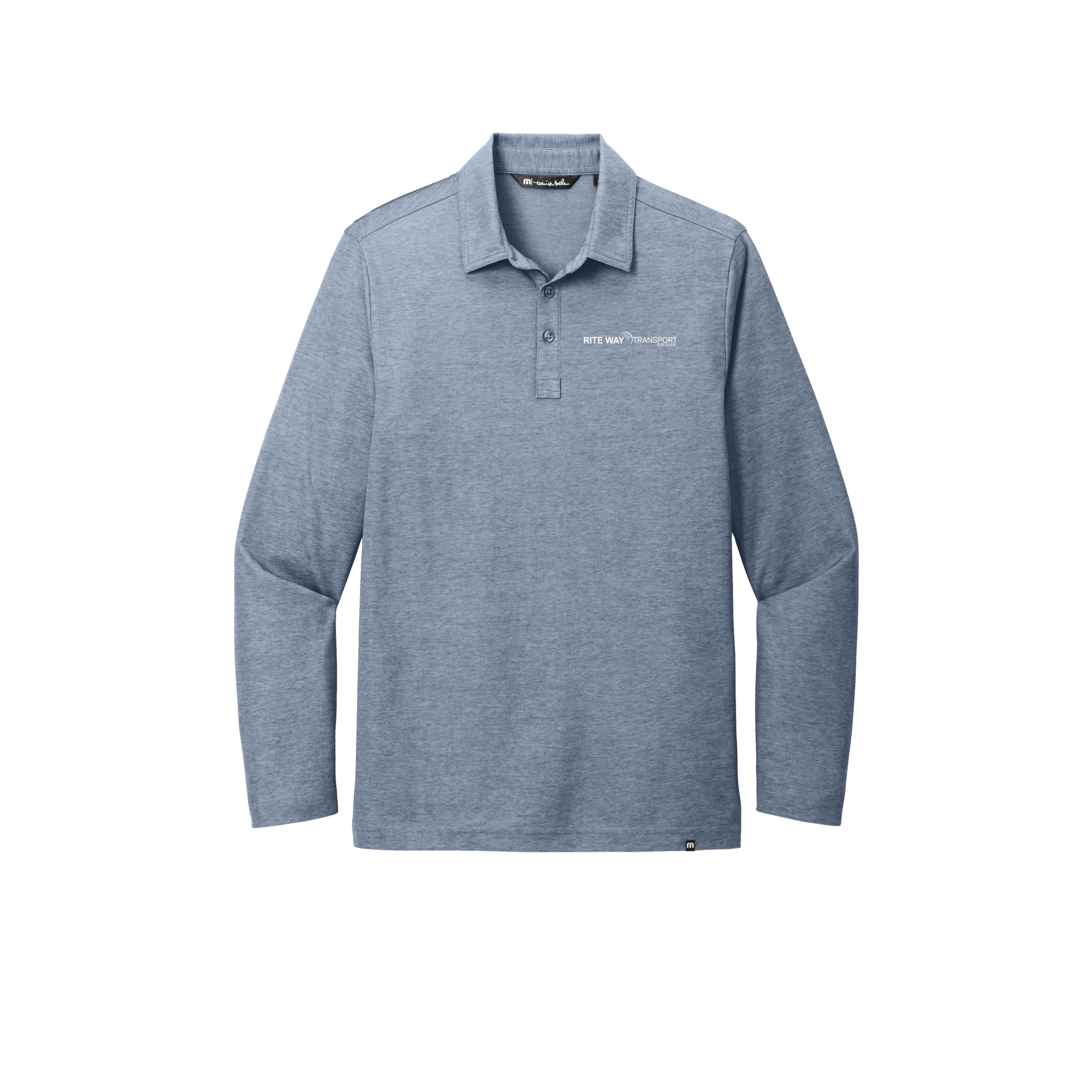 Rite Way Transport TravisMathew Oceanside Heather Long Sleeve Polo