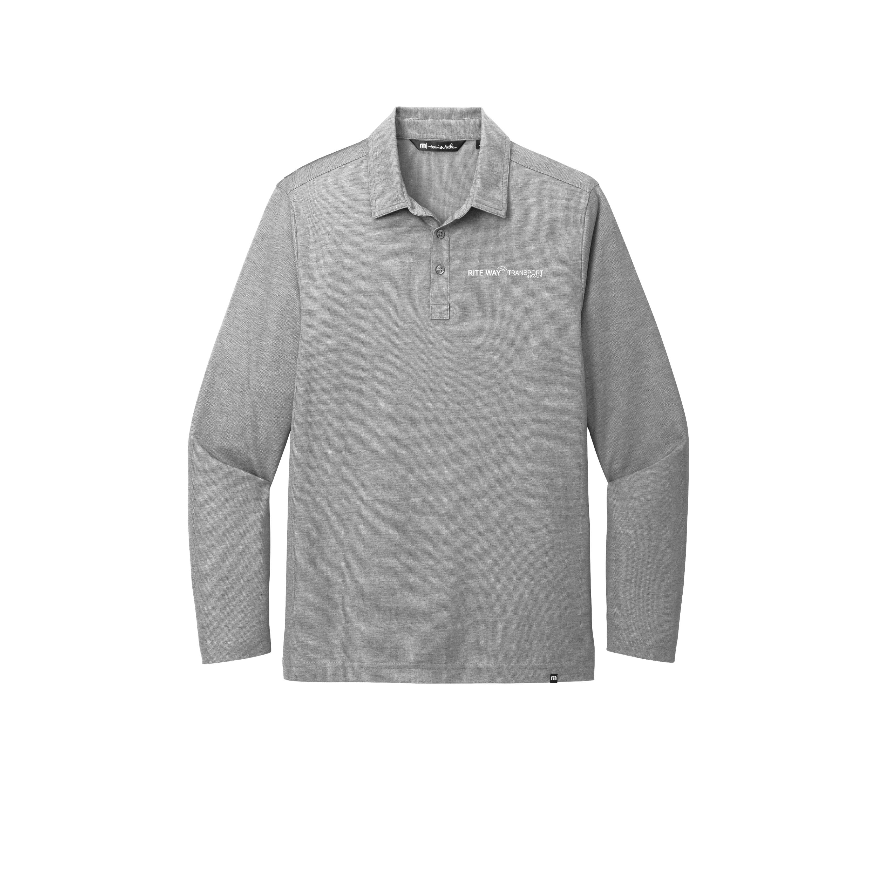 Rite Way Transport TravisMathew Oceanside Heather Long Sleeve Polo