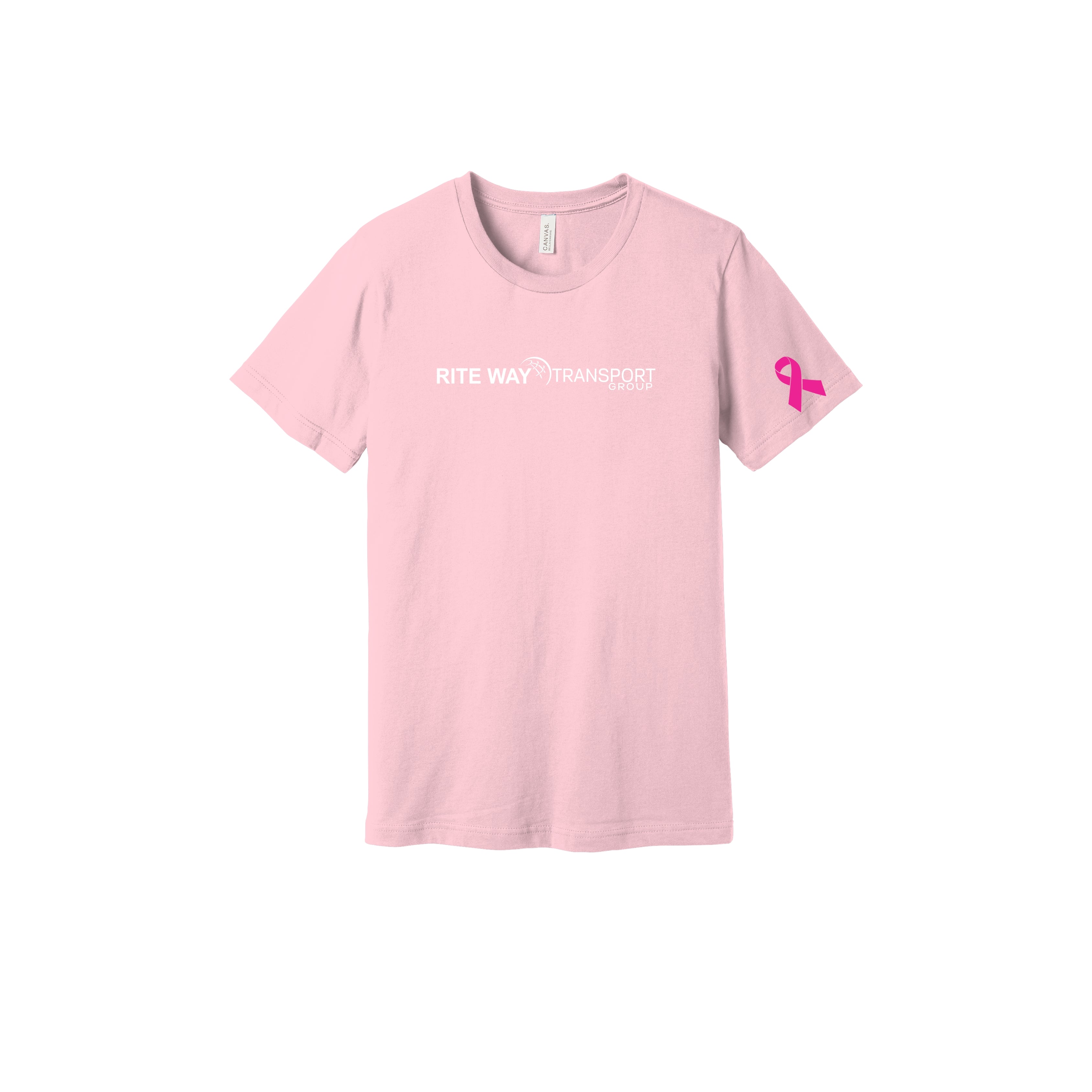 Rite Way Transport Breast Cancer Awareness BELLA+CANVAS® Unisex Jersey Short Sleeve Tee