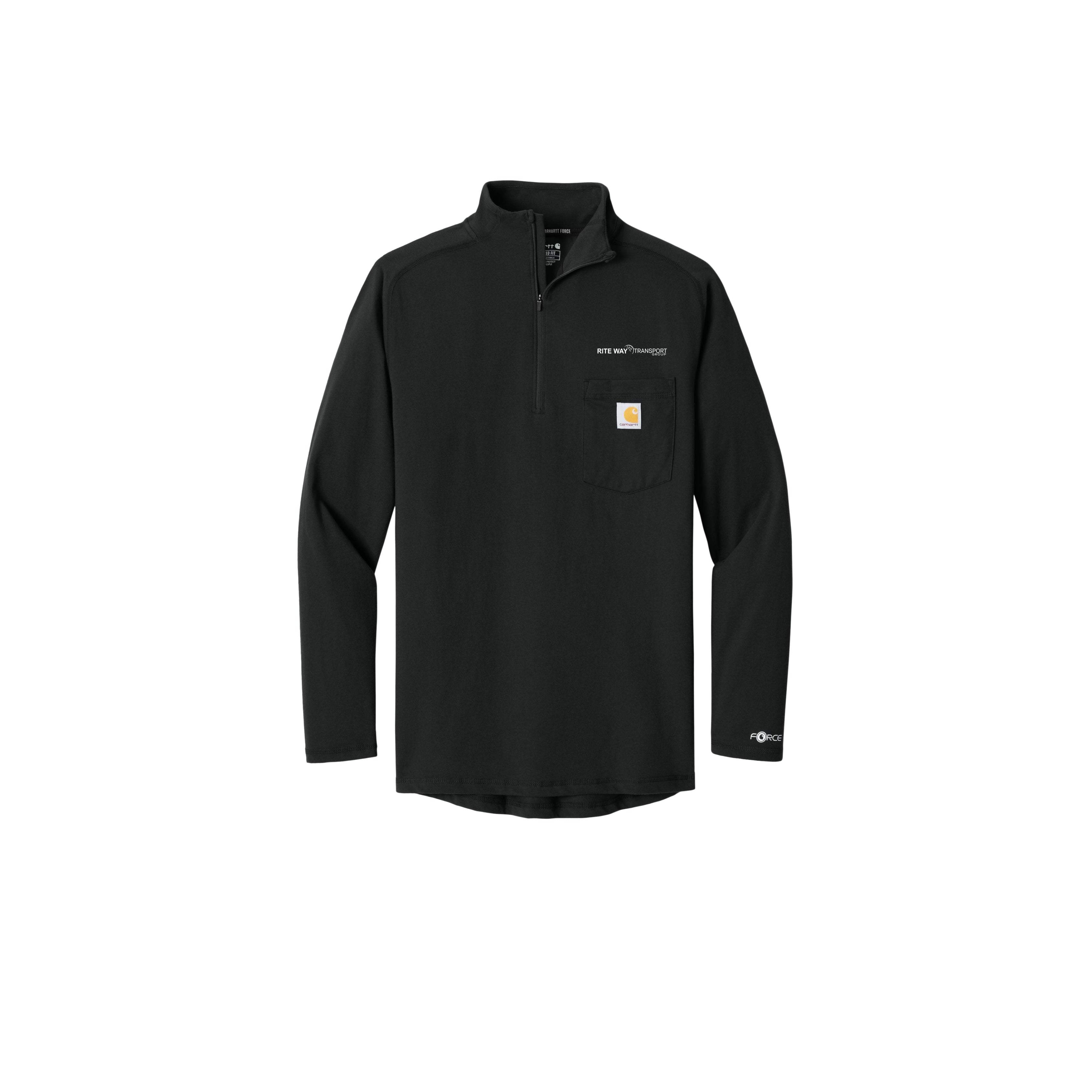 Rite Way Transport Carhartt Force® 1/4-Zip Long Sleeve T-Shirt
