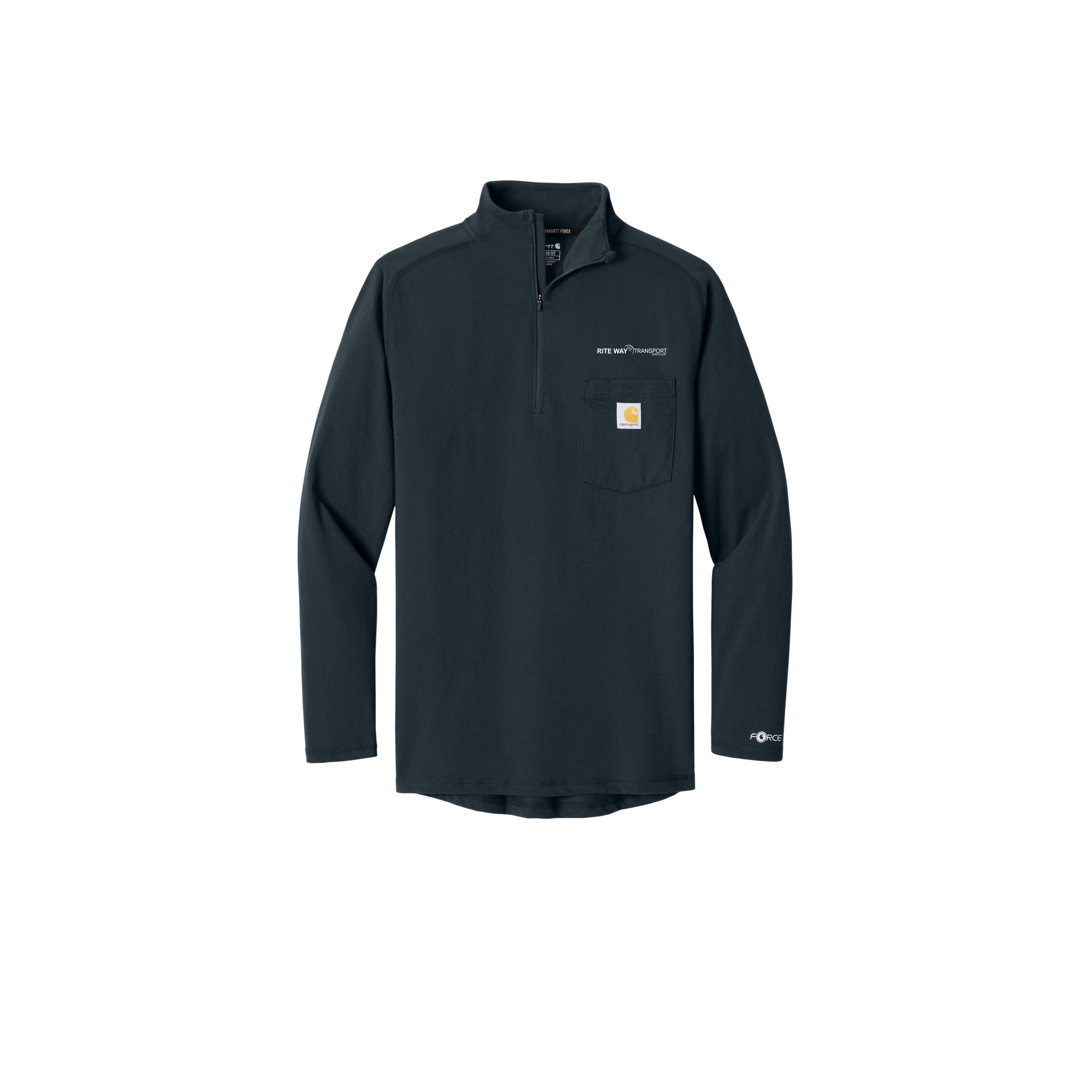 Rite Way Transport Carhartt Force® 1/4-Zip Long Sleeve T-Shirt