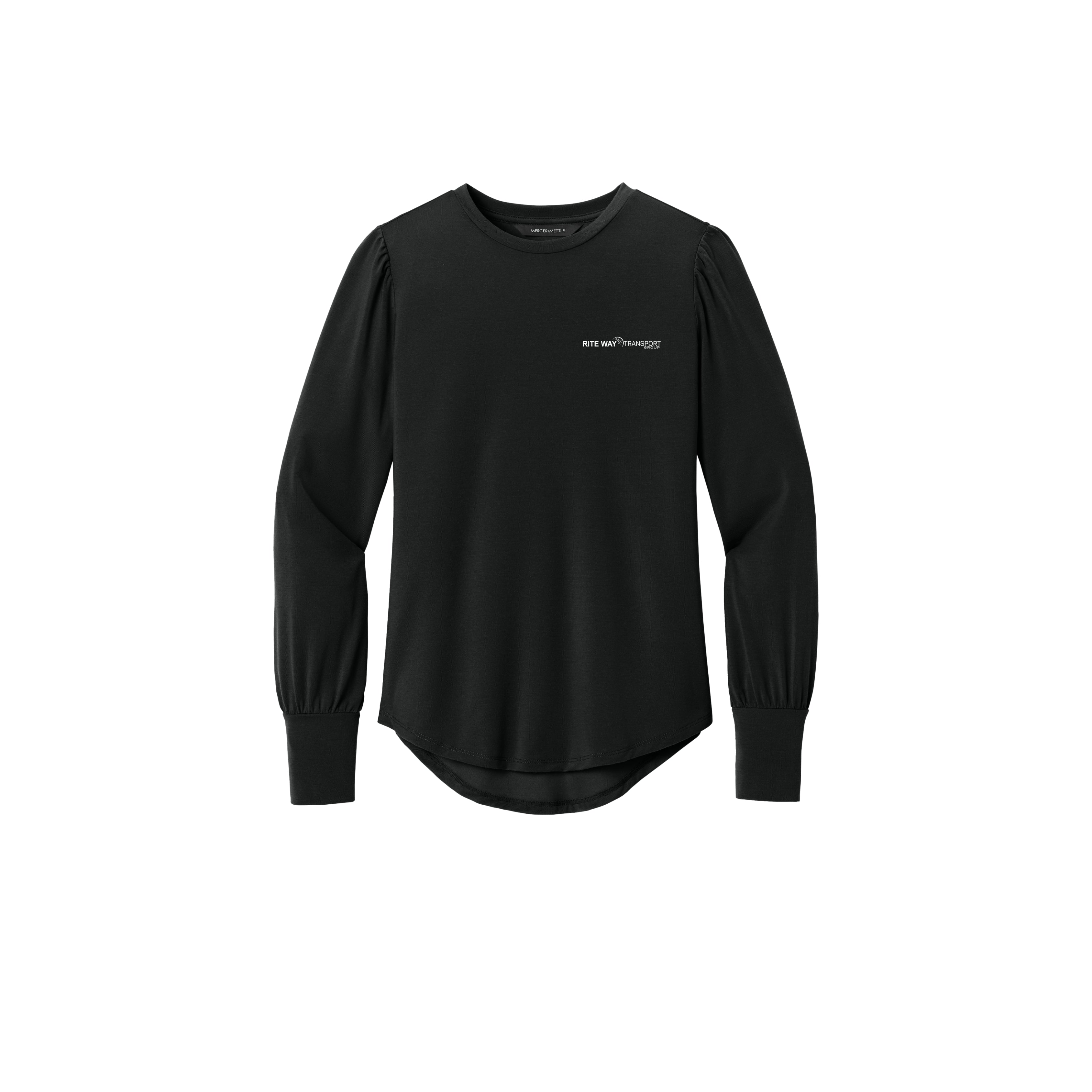 Rite Way Transport Mercer+Mettle® Women’s Stretch Jersey Long Sleeve Blouson Top